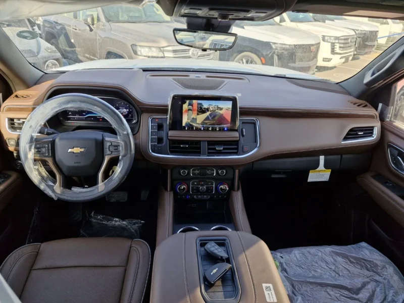 2023 CHEVROLET TAHOE HIGH COUNTRY 6.2L V8 Engine PETROL Black Tan SUV