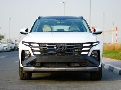 2026 Hyundai Tucson 1.6L T‑GDi turbocharged inline 4 Petrol White Beige SUV