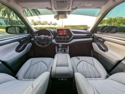 2020 Toyota Highlander Hybrid GXR 4 Cylinder Engine Black Grey SUV GCC