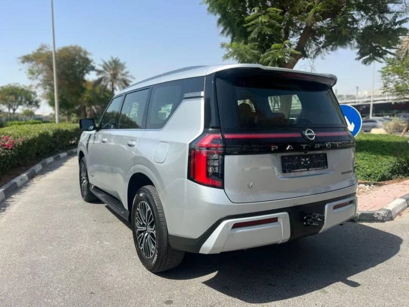 2025 Nissan Patrol LE TITANIUM PLUS 3.5L V6 Twin Turbo Silver Tan SUV GCC