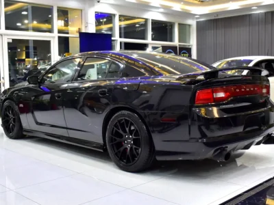 2013 Dodge Charger Srt8 8 Cylinders Petrol Engine Black Red Sedan GCC