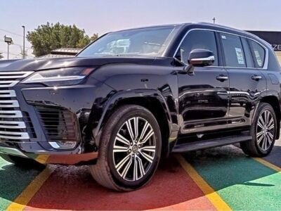 2022 LEXUS LX 600 TURBO SPORTS 6 Cylinder Petrol Engine Black Tan SUV