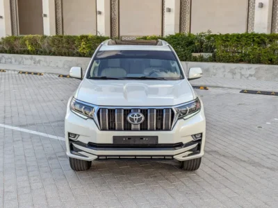 2020 TOYOTA PRADO FULL OPTION V4 Engine 2.7L GCC White Beige SUV