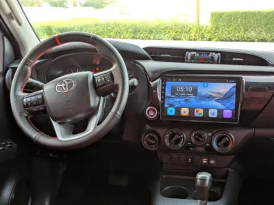 2017 TOYOTA HILUX FACELIFTED 2025 ADVENTURE GCC V4 2.7L Black Red Pick UP