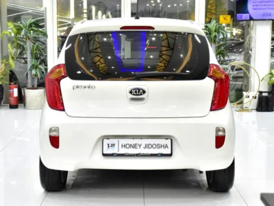 2015 Kia Picanto EX FOP 4 Cylinders Petrol Engine White Black Hatchback GCC