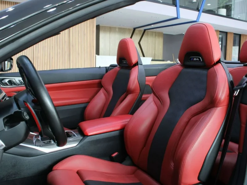 2022 BMW M4 Competition 3.0L Twin-Turbo V6 Black Red Convertible