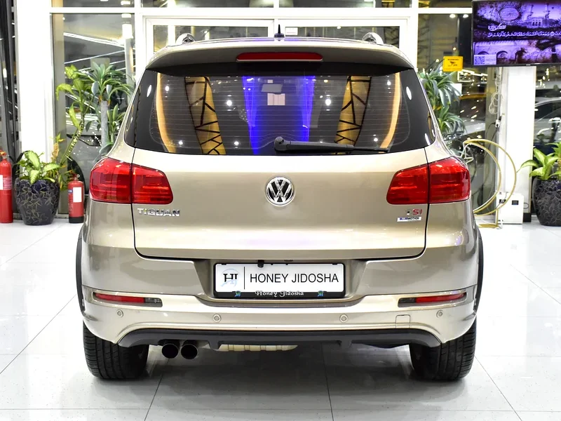 2016 Volkswagen Tiguan R-line 4 Cylinders Engine Beige Black Crossover GCC