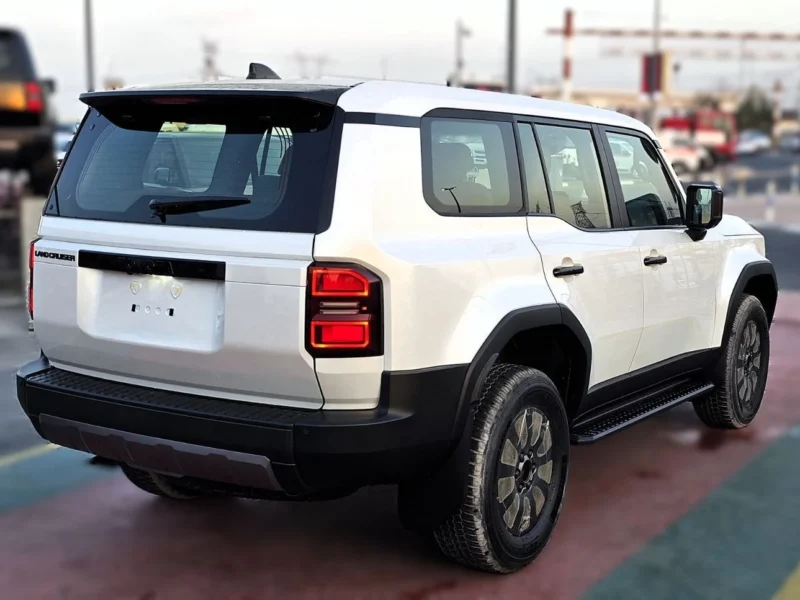 2025 Toyota Land Cruiser Prado 4x4 2.4L Turbo 4 Cylinders Engine White Brown SUV