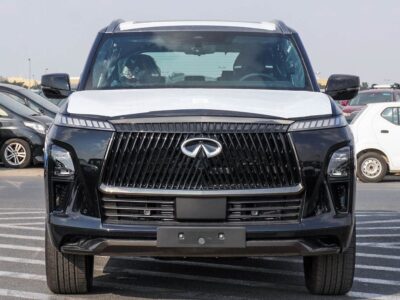2025 Infiniti QX80 Autograph 6 Cylinder Petrol Engine Black Burgundy SUV