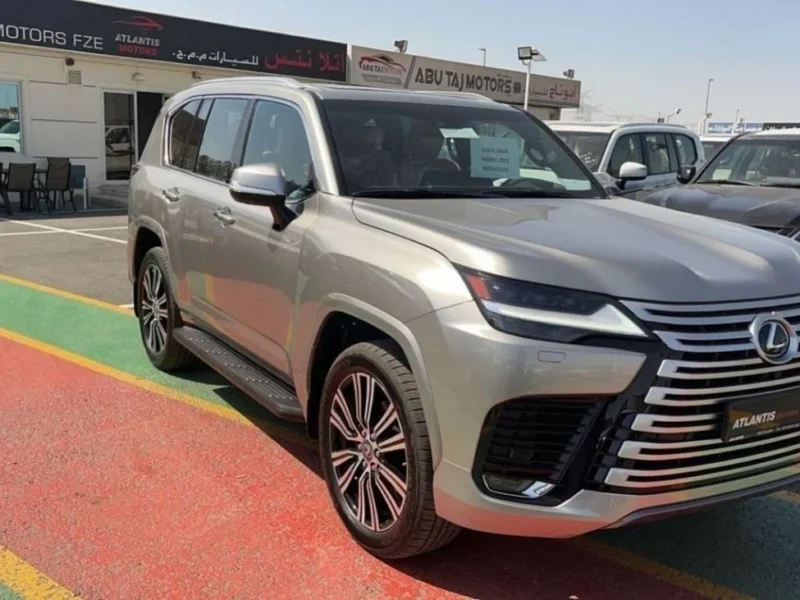 2022 Lexus LX 600 3.5L 6 Cylinders Petrol Engine Silver Brown SUV GCC Specs