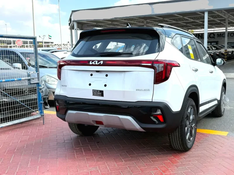 2025 Kia Seltos Luxury Edition 4 Cylinder Petrol Engine White Black SUV