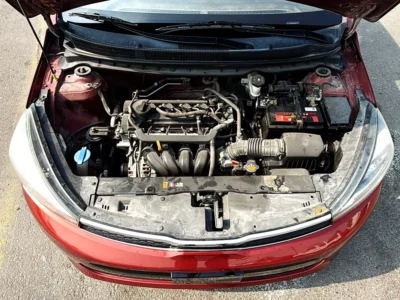 2020 Kia Pegas S 4 Cylinder Petrol Engine Red Grey Sedan GCC Specs