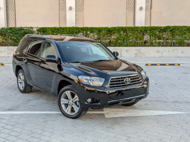 2009 Toyota Highlander Other 6 Cylinders Petrol Engine Black SUV