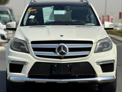 2014 Mercedes-Benz GL-Class GL 550 4Matic 8 Cylinder Engine White Black SUV