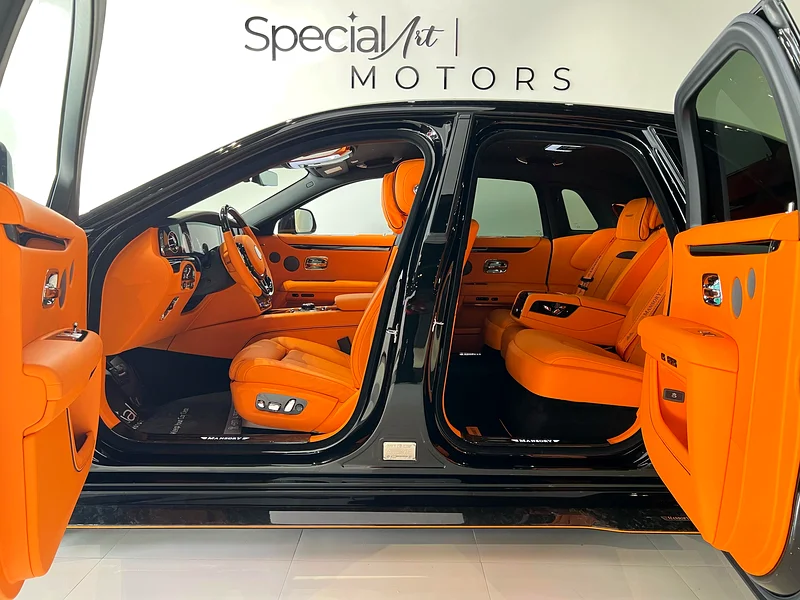 2021 Rolls-Royce Ghost Mansory Black Badge 12 Cylinders Engine Black Orange Sedan