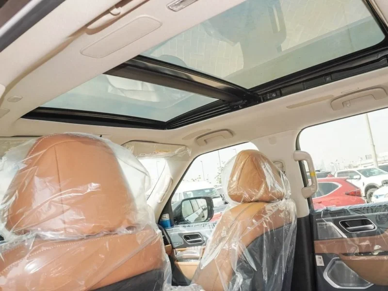 2025 Infiniti QX80 6 Cylinder Petrol Engine Black Tan SUV GCC Specs