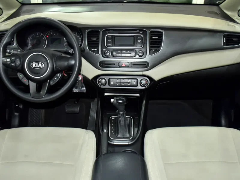 2016 Kia Carens EX 4 Cylinder Petrol Engine White Beige Crossover GCC