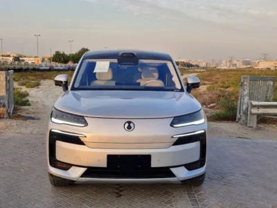 2025 BYD DENZA N9 e3 FLAGSHIP 2.0T Plug-in Hybrid 4 Cylinders Silver White SUV