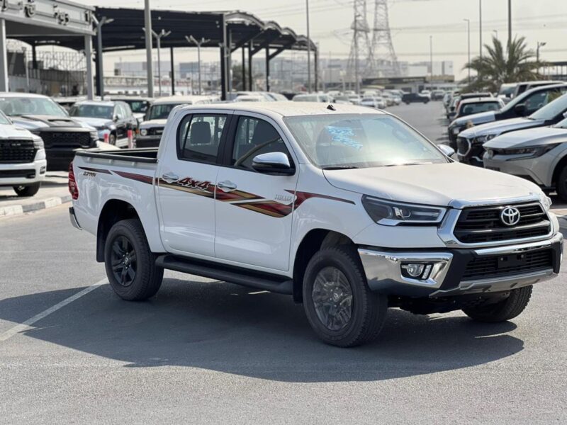 2026 Toyota Hilux S GLX 2.7L AWD A/T 6 Cylinder Petrol Engine White Red Truck