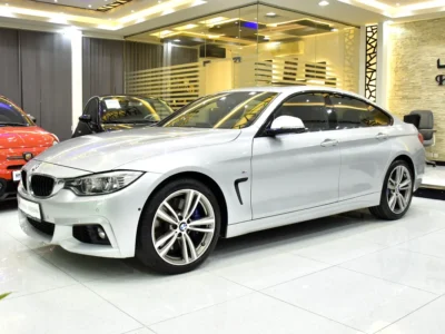 2016 BMW 4-Series 435i Gran Coupe 6 Cylinder Petrol Engine Silver Red Sedan