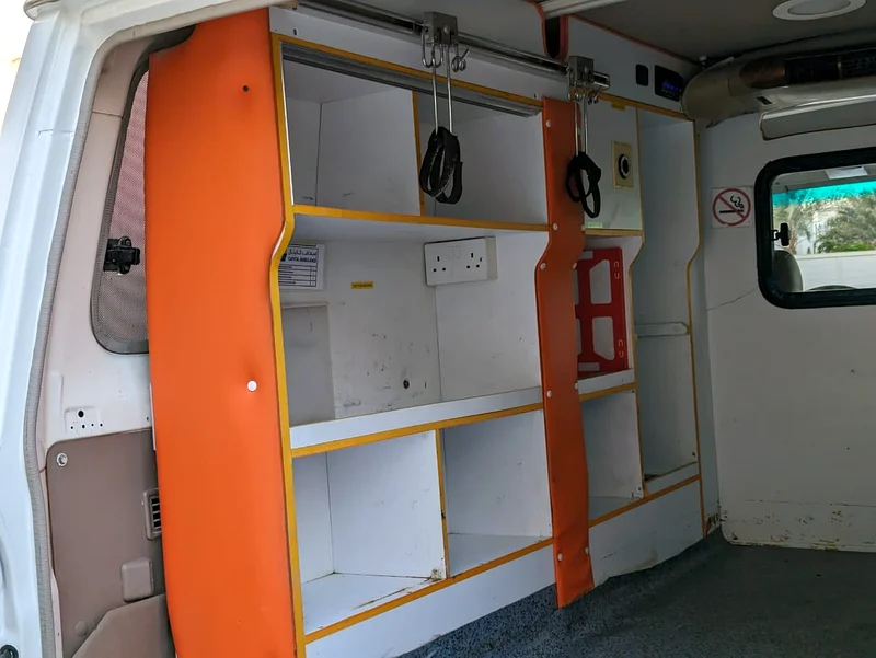 2019 Toyota Land Cruiser 70 LC78 6 Cylinders AMBULANCE GCC White Beige SUV