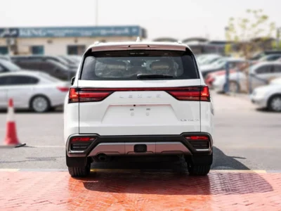 2026 Lexus LX700h Signature 3.5L Twin-Turbocharged V6 Hybrid White Tan SUV