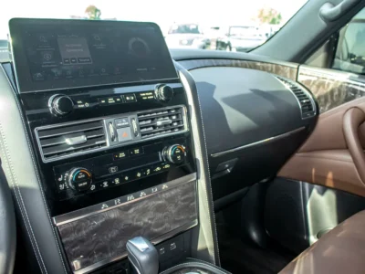 2024 Nissan Armada Platinum 8 Cylinder Petrol Engine Black Brown SUV
