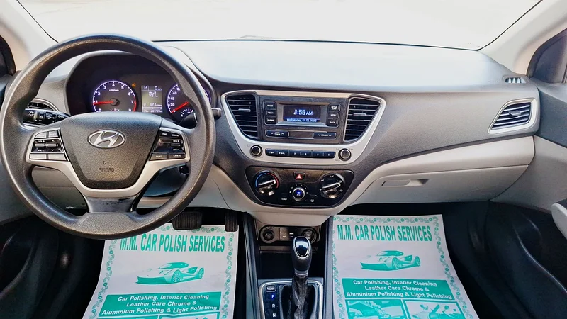 2019 Hyundai Accent Other 4 Cylinder Petrol Engine White Grey Sedan GCC Specs