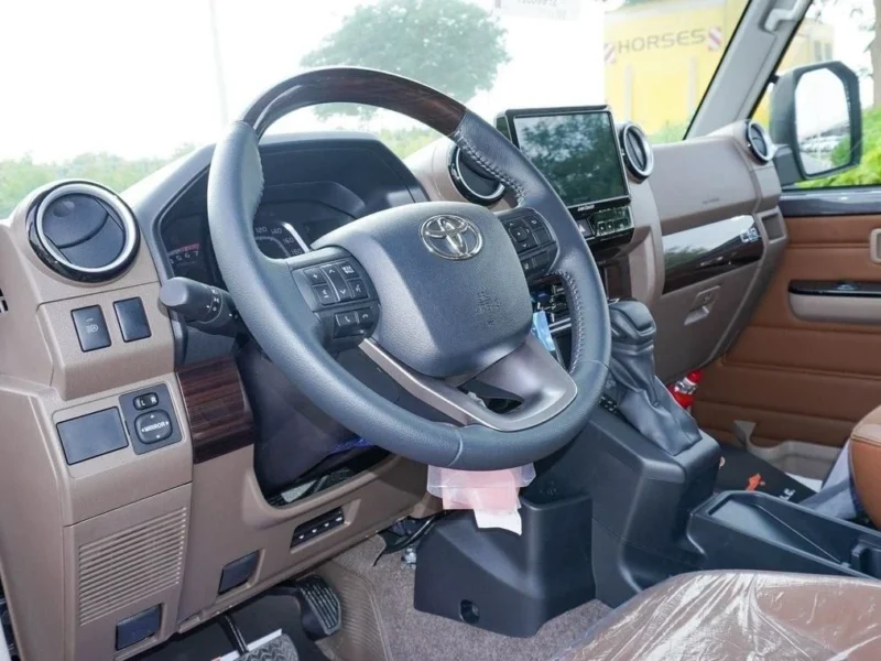 2025 Toyota Land Cruiser Hard Top 4.0L V6 Cylinder Engine AT Grey Tan SUV