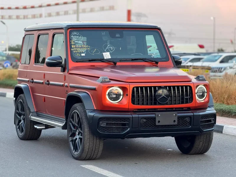 2023 Mercedes-Benz G-Class G 63 AMG 8 Cylinder Petrol Engine Orange Grey SUV