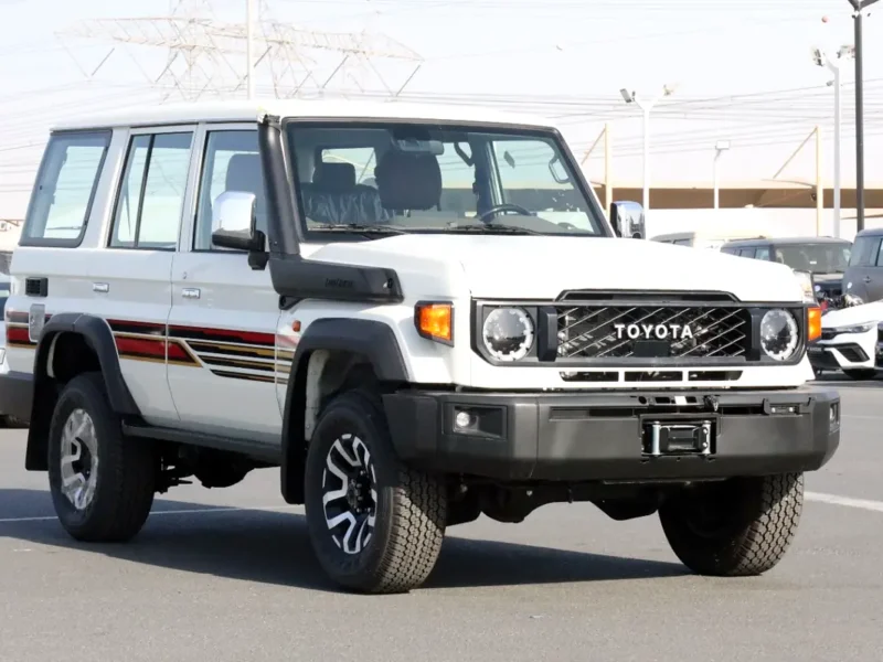 2025 Toyota Land Cruiser 76 Hardtop LX 6 Cylinder Petrol Engine White Brown SUV