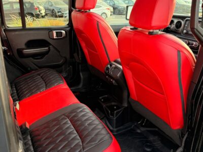 2018 Jeep Wrangler Sports S 4x4 Edition Unlimited Sport 3.6L V6 Black Red SUV