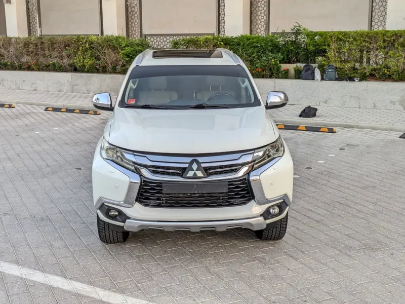 2016 Mitsubishi Montero Sport GLS 4WD Top Line 6 Cylinders Engine White Beige SUV