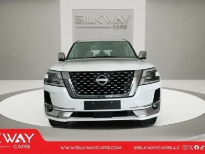 2024 Nissan Patrol Platinum LE 5.6 Liters 8 Cylinders Engine White Red SUV