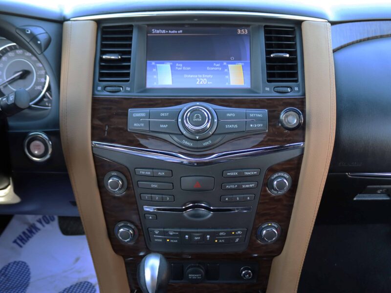 2014 Nissan Patrol 5.6 Liter V8 Cylinder Petrol Engine Black Beige SUV