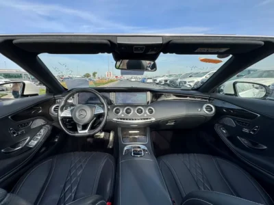 2017 Mercedes-Benz S-Class S 550 4Matic Coupe 8 Cylinders White Black Coupe