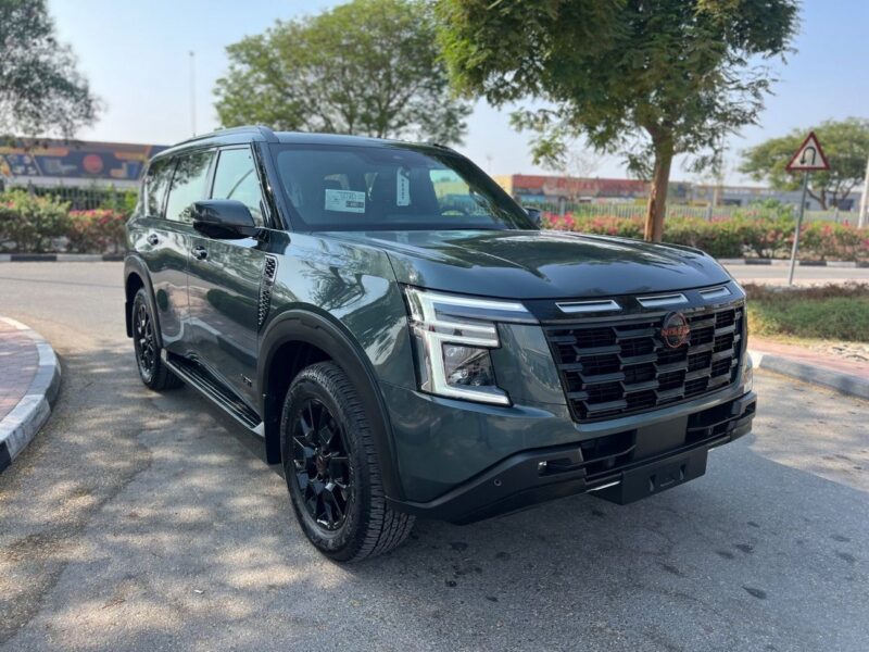 2026 NISSAN PATROL PRO 4X 3.5 Litres 6 Cylinders Engine Green Black SUV GCC