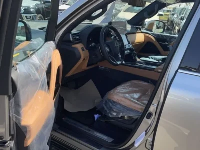 2022 Lexus LX 600 3.5L 6 Cylinders Petrol Engine Silver Brown SUV GCC Specs