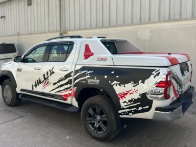 2026 TOYOTA HILUX 2.4L 4 Cylinder DIESEL GR-SPORTS 4X4 FULL OPTION White Black