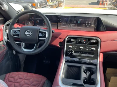 2026 Nissan Patrol Platinum 3.5L Turbo 6 Cylinder Petrol Engine Grey Red SUV GCC