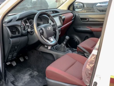 2025 Toyota Hilux Single Cab 2.7L 4 Cylinders Engine 4x2 MT White Red Truck