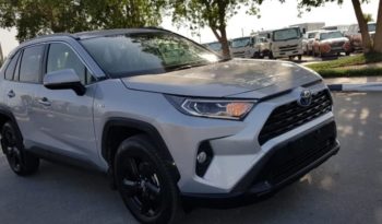 2019 Toyota RAV 4 Hybrid 2.5-liter 4 Cylinder Engine Silver Black SUV