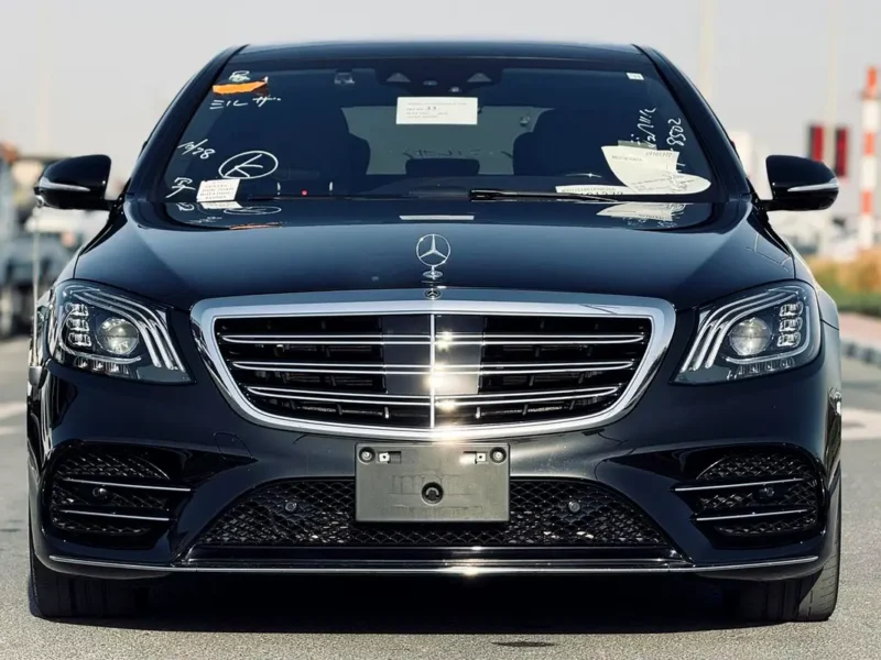 2018 Mercedes-Benz S-Class S 560 4MATIC 8 Cylinder Engine Black Sedan