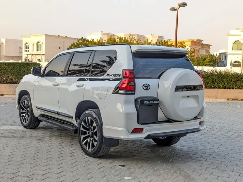 2020 TOYOTA PRADO MODIFIED ADVENTURE GCC Specs V6 4.0L White Black SUV
