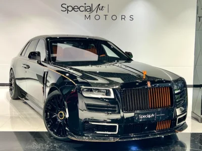 2021 Rolls-Royce Ghost Mansory Black Badge 12 Cylinders Engine Black Orange Sedan