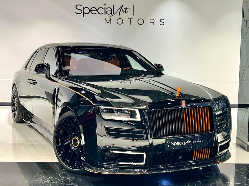 2021 Rolls-Royce Ghost Mansory Black Badge 12 Cylinders Engine Black Orange Sedan