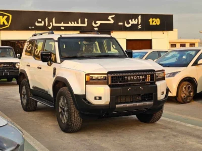 2026 Toyota Prado ADVENTURE TURBO 2.8L V4 Engine DIESEL White Tan SUV