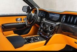 2026 Rolls Royce Cullinan 6.75-liter twin-turbocharged V12 Black Orange SUV