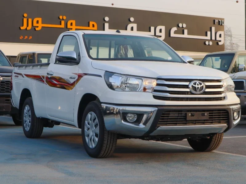 2025 Toyota Hilux Single Cab 2.7L 4 Cylinders Engine 4x2 MT White Red Truck