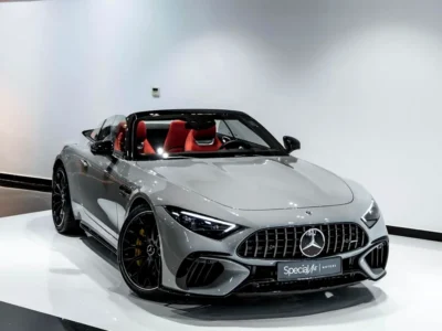 2022 Mercedes-Benz SL-Class SL 63 AMG 8 Cylinder Petrol Engine Grey Red Convertible